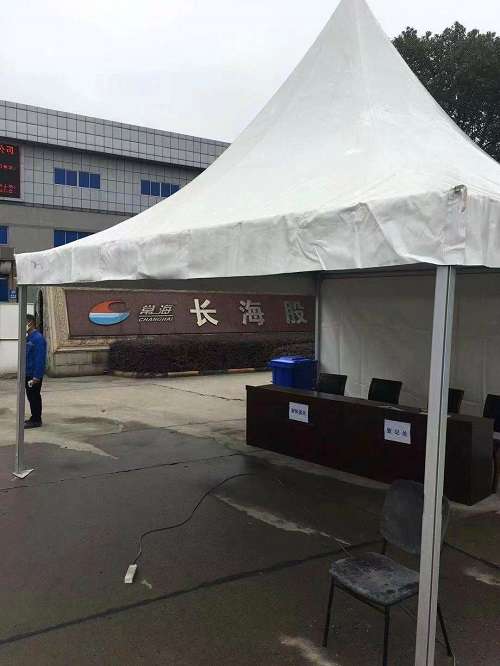 靈通篷房公司有三米到五米防疫.篷房、安檢篷房現貨